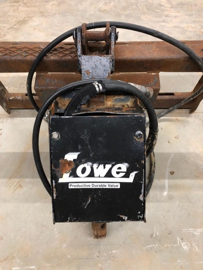 Lowe skid steer auger attachment