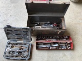 Sockets, wrenches, toolbox