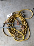 Extension cord, bar clamps