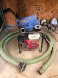 Honda trash pump w/ hoses