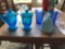 Shirley Temple mugs, glass bell, etc