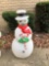 Snowman blow mold