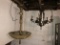 (2) Antique hanging lamps