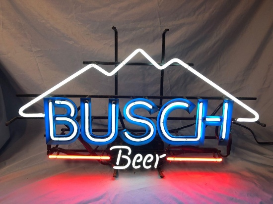 Busch neon sign