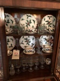 Contents of china hutch