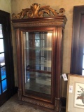 Lighted curio w/ side access