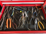 Drawer full of snips & pliers