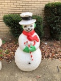 Snowman blow mold