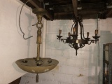 (2) Antique hanging lamps