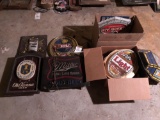 Assorted lot of beer advertising