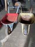 2 wheelbarrows