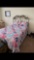 Double bed with metal head board