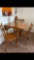 Maple drop lief table with 4 chairs
