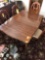 Wooden table with 4 chairs