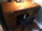 Knee hole desk w/ chair, printer, stand, shredder