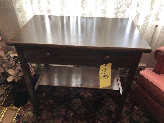 1 drawer wooden table