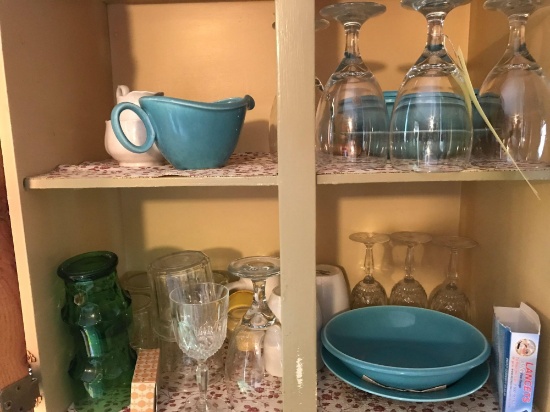 Dishes, kitchen utensils