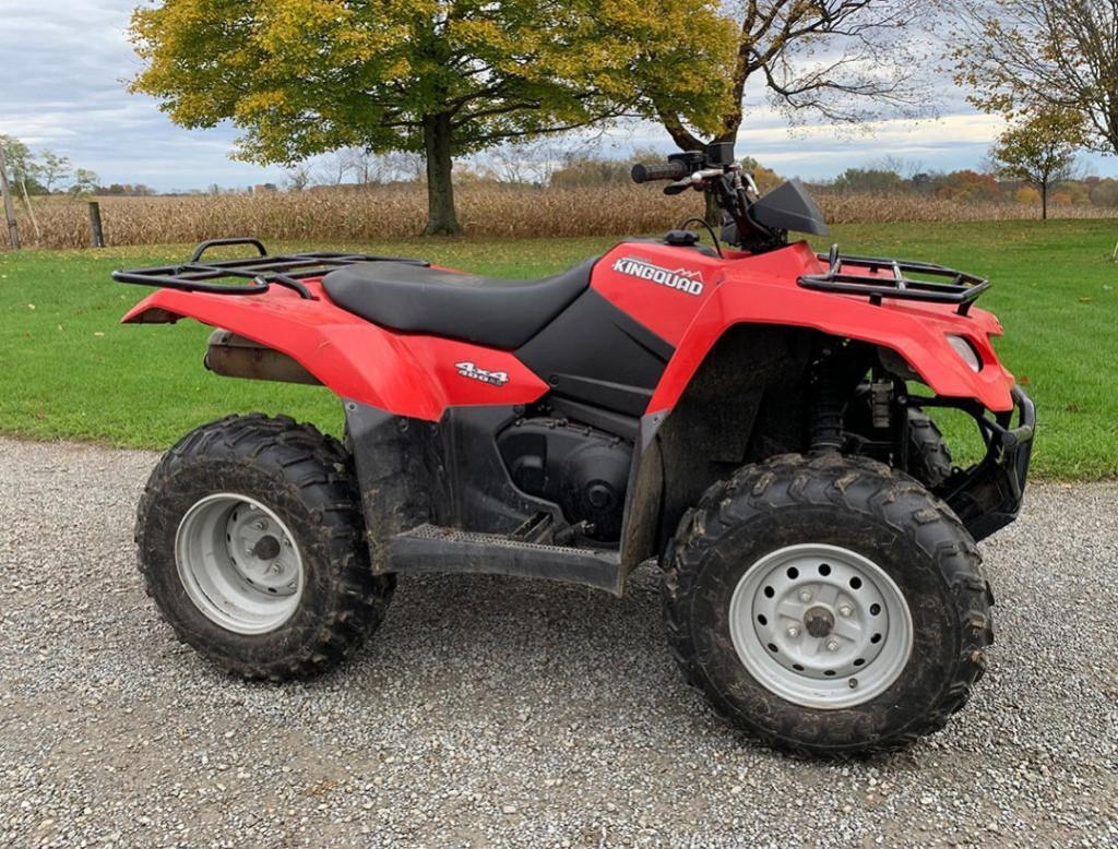 One owner 2008 Suzuki King Quad ATV four-wheeler | Farm Equipment &  Machinery | Online Auctions | Proxibid