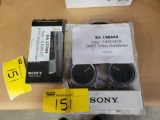 Sony MDRXB250 bass headphones, digital recorder