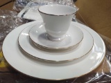 Wedgewood China Set Service for 4 Signet Gold