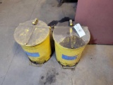 Pair of safe guard waste cans