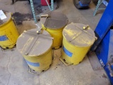 3 safe guard waste cans