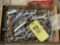 Assorted standard and metric wrenches