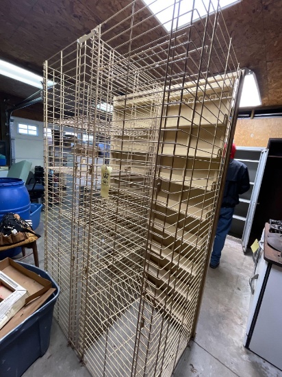 Metal wire divided bins
