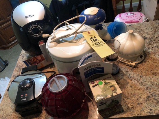 Air fryer - food steamer - waffle maker