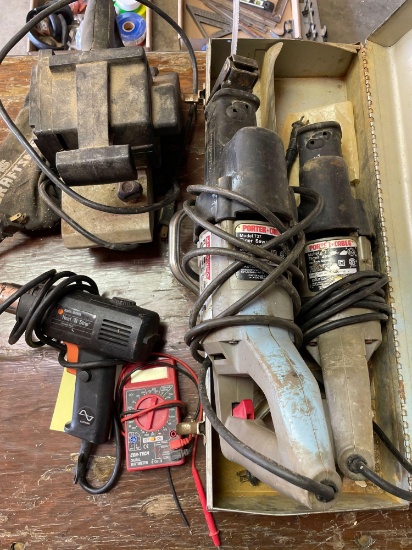 Porter Cable Tiger Saws, Black & Decker Heat N? Strip Tool, Craftsman Belt Sander