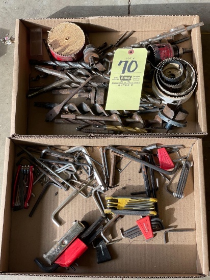 Drill bits - hole saws - Allen wrenches