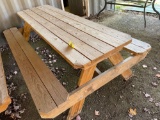 8 ft. Wood picnic table