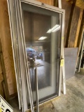 (2) Doors, metal sheet, trim