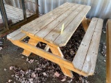 6 ft. Wood picnic table