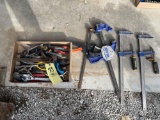 Assorted pliers - bar clamps