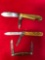 (3) Old Remington pocket knives. Bid times three.