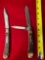 (2) Remington knives (1992 #R1253 & 2006 #R1273B). Bid times two.