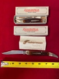 (2) 1987 Remington Fisherman #R1613 knives. Bid times two.