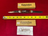 (2) 1985 Remington Woodsman #R4353 knives. Bid times two.