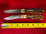 (2) Older Remington pocket knives (1990 #R1306 & unnumbered).