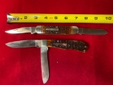 (2) Remington knives (1985 #R4353 & 2011 #R1123L). Bid times two.