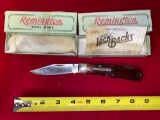 (2) 1984 Remington Lock-Back #R1303 knives. Bid times two.