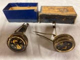 (2) West German made Hunter compasses.