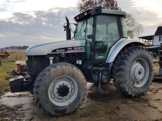 1998 White 8310 MFWD tractor, new clutch, C/H/A, 4,804 hrs., set up for auto steer