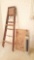 Ladder, upright fan, bedside bassinet