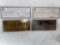 (2) Liberia $20 Sept. 11th coin certificates (silver & gold leaf).