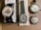 Watches (Ohio State, New Haven pocket, Timex).