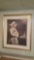Vintage girl framed print