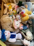 Stuffed toy animals.