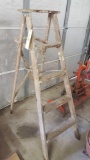 Wooden ladder